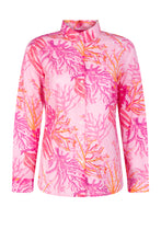 Load image into Gallery viewer, Place Du Soleil - Rosa Pink Orange Coral Blouse
