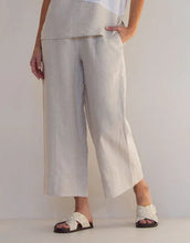 Load image into Gallery viewer, See Saw - Linen 7/8 Wide Leg Pant - Natural Linen
