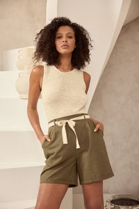 The Shanty - Saffron Knit Tank
