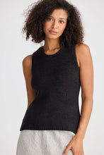 Load image into Gallery viewer, The Shanty - Saffron Knit Tank - Black
