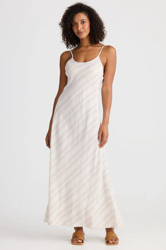 The Shanty - Tuscan Stripe Claro Maxi Dress