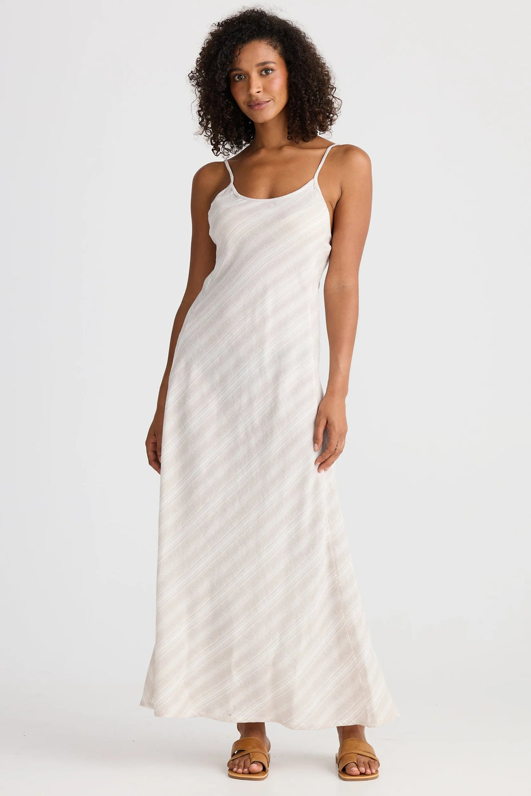 The Shanty - Tuscan Stripe Claro Maxi Dress
