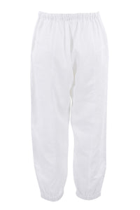 See Saw - Linen 7/8 Drawstring Pant - White