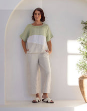 Load image into Gallery viewer, See Saw - Linen 7/8 Wide Leg Pant - Natural Linen
