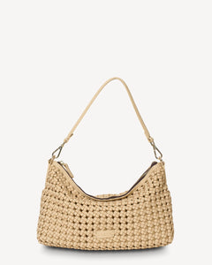 Saben - Claudia Crossbody Bag - Raffia Braid