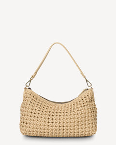 Saben - Claudia Crossbody Bag - Raffia Braid