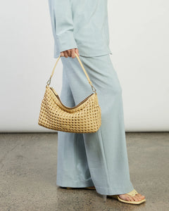 Saben - Claudia Crossbody Bag - Raffia Braid