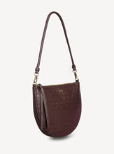 Load image into Gallery viewer, Saben - Gani Shoulder Bag - Espresso Croc
