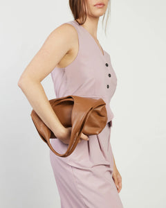 Saben - Kiki Shoulder Bag - Tan Lightly Milled
