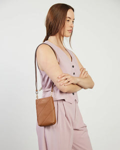 Saben - Maggie Crossbody - Tan Bias