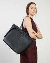 Load image into Gallery viewer, Saben - Tia Shoulder Bag - Black &amp; Bronze
