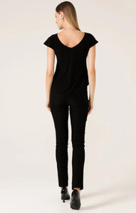 Sacha Drake - Analia Jersey Top - Black