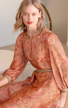 Load image into Gallery viewer, Sacha Drake - Love Bird Dress - Coral Peach Flower
