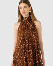 Load image into Gallery viewer, Sacha Drake - Maple Midi Dress - Mocha Cream Spot
