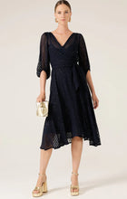Load image into Gallery viewer, Sacha Drake - Vivienne Wrap Dress - Navy Sparkle
