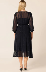 Sacha Drake - Vivienne Wrap Dress - Navy Sparkle