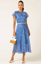 Load image into Gallery viewer, Sacha Drake - Renee Midi Dress - Cobalt White
