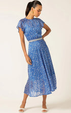 Load image into Gallery viewer, Sacha Drake - Renee Midi Dress - Cobalt White
