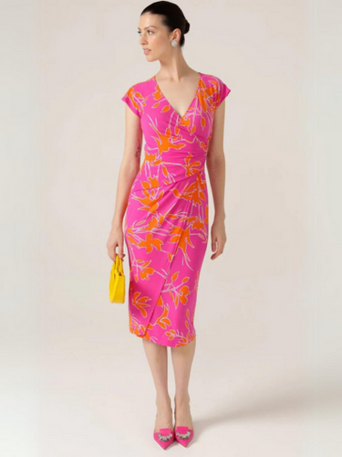 Sacha Drake - Rockin Robin Dress - Fuchsia Orange