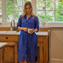 Load image into Gallery viewer, Scandi &amp; Co - Hailey Shirtdress - Royal Navy
