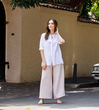 Load image into Gallery viewer, See Saw - Linen Palazzo Pant - Stone
