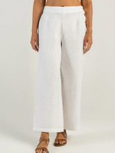 Load image into Gallery viewer, See Saw - Linen Palazzo Pant - White
