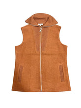 Load image into Gallery viewer, See Saw - 100% Wool Zip Front Vest
