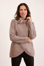 Load image into Gallery viewer, See Saw - Moss Stitch Cowl Sweater
