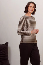 Load image into Gallery viewer, See Saw - Elastane Stripe T-Shirt
