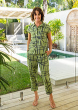 Load image into Gallery viewer, See Saw - Linen 7/8 Flat Front Pants - Tokyo Streets

