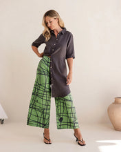 Load image into Gallery viewer, See Saw - Linen Palazzo Pant - Tokyo Streets
