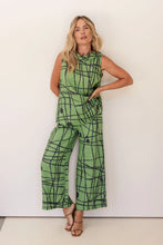 Load image into Gallery viewer, See Saw - Linen Palazzo Pant - Tokyo Streets
