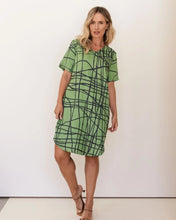 Load image into Gallery viewer, See Saw - Linen Soft Dress - Tokyo Streets
