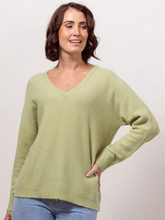 Load image into Gallery viewer, See Saw - Wool Blend Slouchy Sweater - Moss
