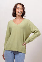 Load image into Gallery viewer, See Saw - Wool Blend Slouchy Sweater - Moss
