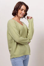 Load image into Gallery viewer, See Saw - Wool Blend Slouchy Sweater - Moss
