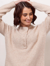 Load image into Gallery viewer, See Saw - Llama Sweater - Wheat
