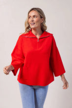 Load image into Gallery viewer, See Saw - Zip Collar Sweater
