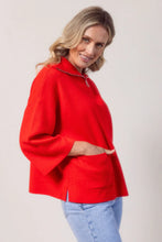 Load image into Gallery viewer, See Saw - Zip Collar Sweater
