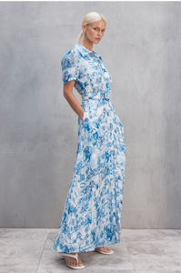 Sofia Irina - Aly Shirt Dress - Blue Floral