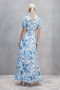 Sofia Irina - Aly Shirt Dress - Blue Floral
