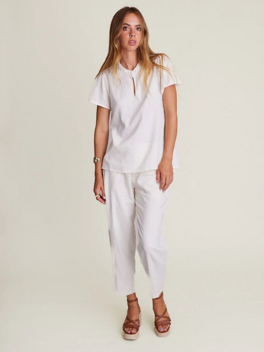 State of Embrace - Crop Staple Pant - Alabaster