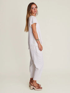 State of Embrace - Crop Staple Pant - Alabaster