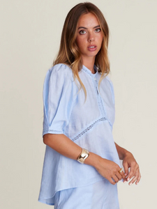 State of Embrace - Sculpt Top - Blue