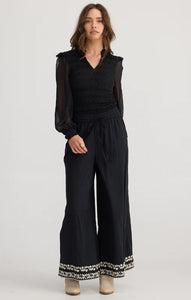 Talisman - Aspire Pant - Black w/ Off White