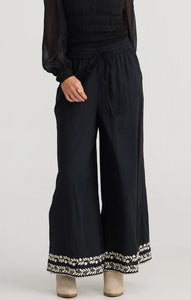 Talisman - Aspire Pant - Black w/ Off White