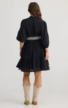 Load image into Gallery viewer, Talisman - Cala Dress - Black w/ Off White
