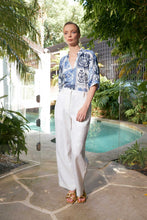 Load image into Gallery viewer, The Dreamer Label - Taylor Botanical Blouse - Denim
