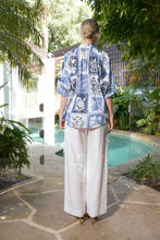 Load image into Gallery viewer, The Dreamer Label - Taylor Botanical Blouse - Denim
