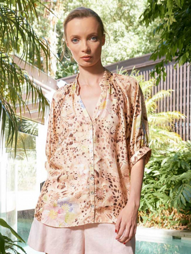 The Dreamer Label - Taylor Cheetah Blouse